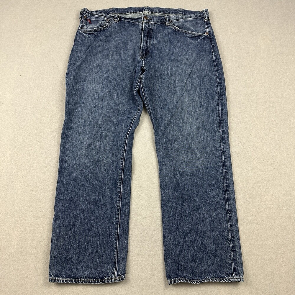 Polo Ralph Lauren Jeans Men 40 Blue Solid Classic Fit 867 Medium Wash Denim